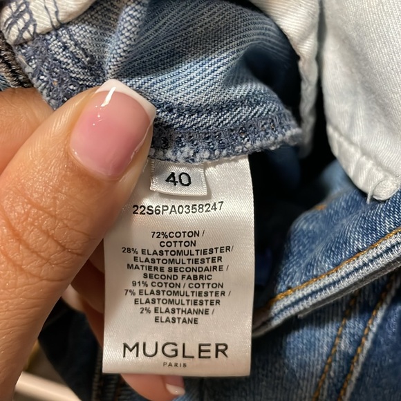 Mugler Spiral Two-Tone Jeans - Picture 4 of 5